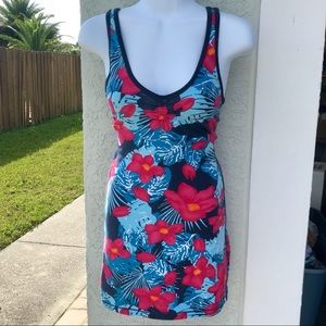 Hollister Hawaiian Flower Dress